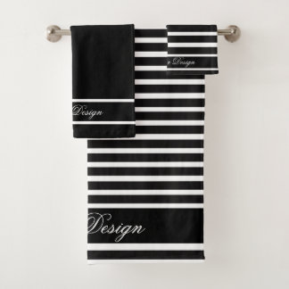 Aangepaste Monochrome Thuishanddoek Gift Set Bad Handdoek