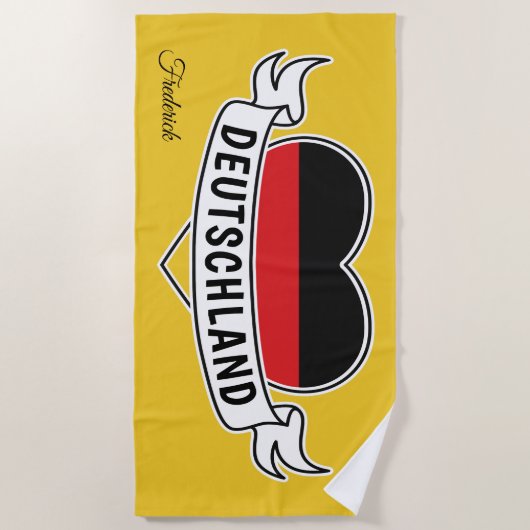 Aangepaste monogram badhanddoek voor de grote lief