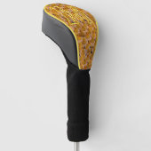 Aangepaste monogram beginletter naam Schattige rub Golfheadcover (Schuin)