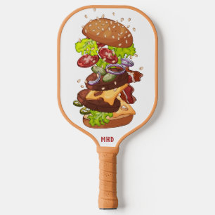 Aangepaste monogram brander pickleball paddle