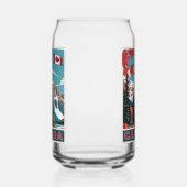 Aangepaste Monogram Canada Reizen Poster Blikvorm Glas (Rechts)