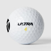 Aangepaste monogram Cirkelnaam Golfbal Golfballen (Logo)