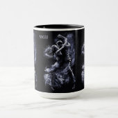 Aangepaste Monogram Dansen Paar Mok (Midden)