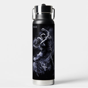 Aangepaste Monogram Dansen Paar Waterfles