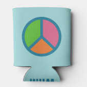 Aangepaste monogram drink koelers voor kleurrijke  blikjeskoeler (Achterkant)