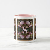 Aangepaste monogram eerste letter naam Dames Panto Mok (Midden)