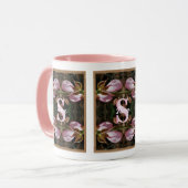 Aangepaste monogram eerste letter naam Dames Panto Mok (Voorkant links)