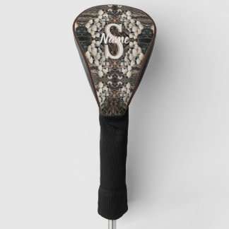 Aangepaste monogram eerste letter naam wilde padde golfheadcover