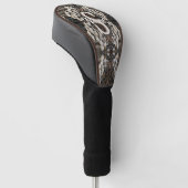 Aangepaste monogram eerste letter naam wilde padde golfheadcover (Schuin)