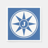 Aangepaste monogram- en inlegluiers voor kleurenpa servetten (Voorkant)