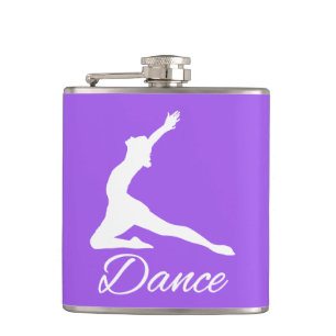 Aangepaste monogram- en kleurenkolf DANCE Heupfles