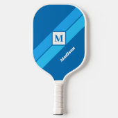 Aangepaste monogram en naam pickleball paddle (Achterkant)