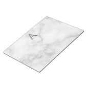 Aangepaste monogram- en naamakerij notitieblok (Schuin)