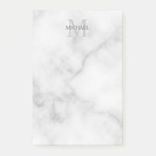 Aangepaste monogram- en naamakerij post-it® notes