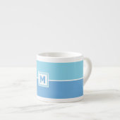 Aangepaste monogram Espresso Cup Kop (Voorkant rechts)