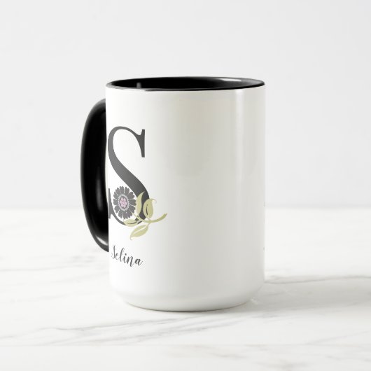 Aangepaste Monogram Flamenco Mok (Voorkant links)