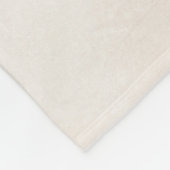 Aangepaste monogram fleece bank, Initiaal B Deken (Hoek)