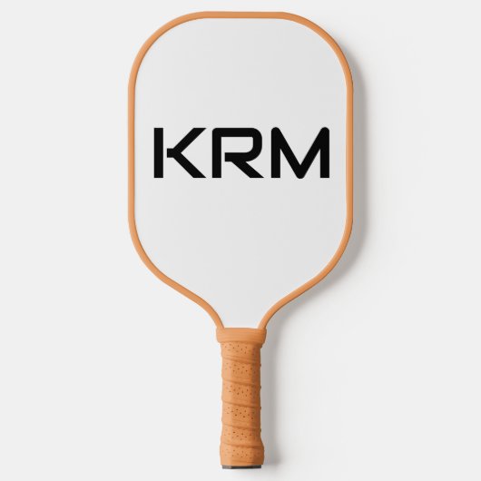 AANGEPASTE MONOGRAM GEPERSONALISEERDE PICKLEBALL P PICKLEBALL PADDLE (Voorkant)