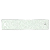 Aangepaste monogram Groen Fern Leaf Pattern Korte Tafelloper (Horizontaal)