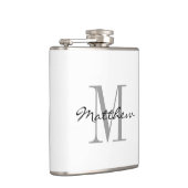 Aangepaste monogram groomsman bruids partij drink  heupfles (Rechts)