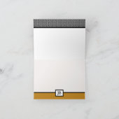 Aangepaste monogram - Hartelijk dank Bedankkaart (Binnen)