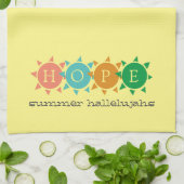 Aangepaste monogram HOPE Theedoek (Gevouwen)