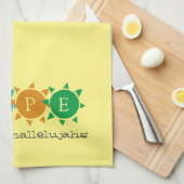 Aangepaste monogram HOPE Theedoek (Quarter Fold)