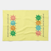 Aangepaste monogram HOPE Theedoek (Horizontaal)