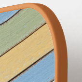 Aangepaste monogram houtplanten pickleball paddle (Links Detail)