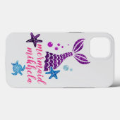 Aangepaste monogram iPhone Case, Aangepaste naam Case-Mate iPhone Case (Achterkant (horizontaal))