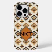 Aangepaste Monogram iPhone Case met Native Design (Achterkant)