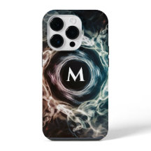 Aangepaste Monogram iPhone Case met Smoke Design
