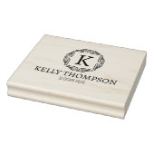  aangepaste monogram, klein bedrijf groot 	rubberstempel (Stempel)