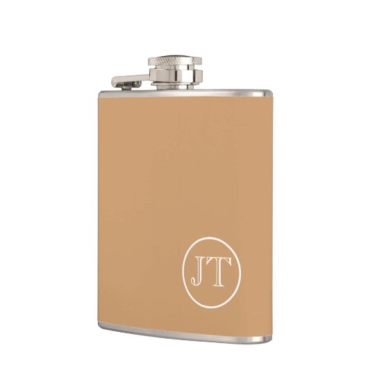 Aangepaste monogram kolf heupfles (Links)