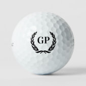 Aangepaste monogram kuif logo Golfballen (Voorkant)