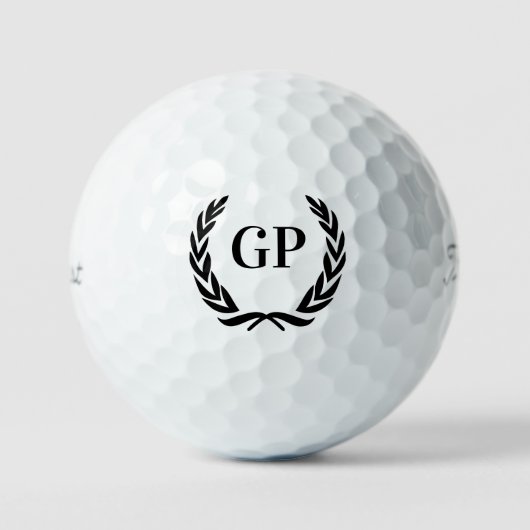 Aangepaste monogram kuif logo Golfballen (Voorkant)