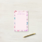 Aangepaste Monogram Kust Zeeschelp Pearl Ocean Gif Post-it® Notes (Op bureau)
