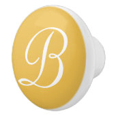 Aangepaste monogram Letter Uw Initiaal Ontwerper K Keramische Knop (Rechts)