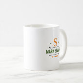 Aangepaste Monogram Logo Mok met Naam (Voorkant rechts)