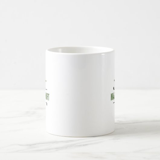 Aangepaste Monogram Logo Mok met Naam (Center)