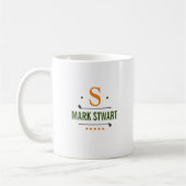 Aangepaste Monogram Logo Mok met Naam (Links)