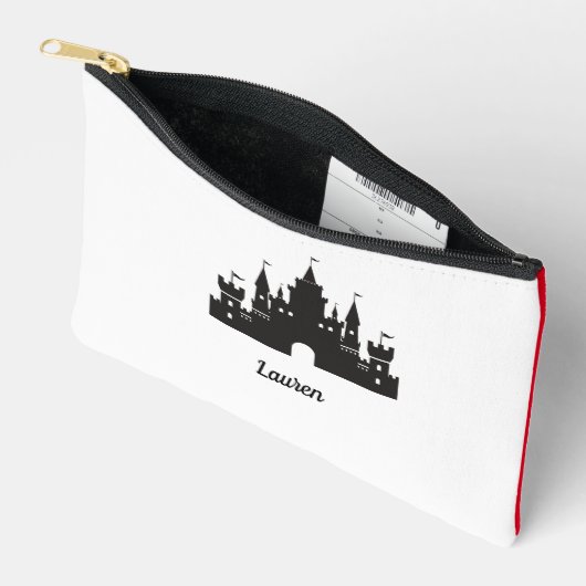 Aangepaste monogram magisch kasteel etui (Open)