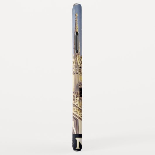 Aangepaste monogram Milano (Milaan) telefoongevall Case-Mate iPhone Case (Achterkant/rechts)