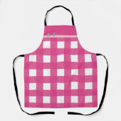 Aangepaste monogram Modern Buffalo Controle Schort (Voorkant)