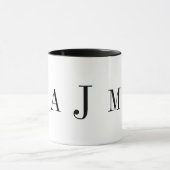 Aangepaste monogram Mok (Midden)