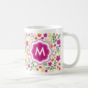 Aangepaste monogram  Mok voor meisjes