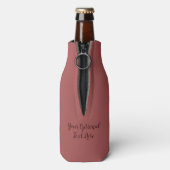 Aangepaste monogram monogram fles koeler Ukulele (Fles Achterkant)