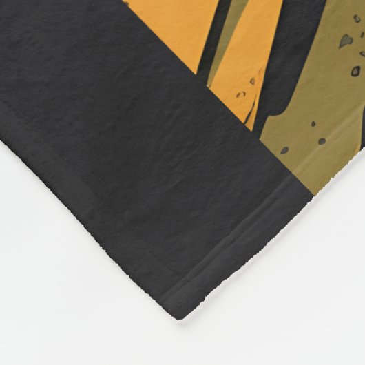 Aangepaste Monogram Motorcross Fleece Deken (Hoek)