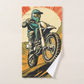 Aangepaste Monogram Motorcross Handdoek (Handdoek)