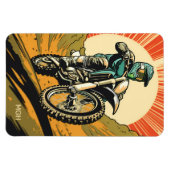 Aangepaste Monogram Motorcross Magneet (Horizontaal)
